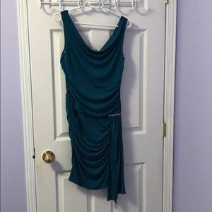 Cool turquoise/emerald dress